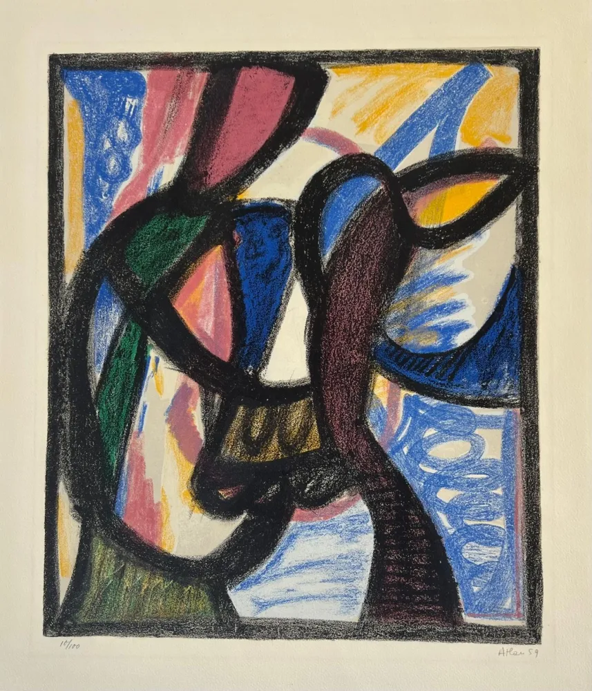 Lithograph Atlan - Sagittaire