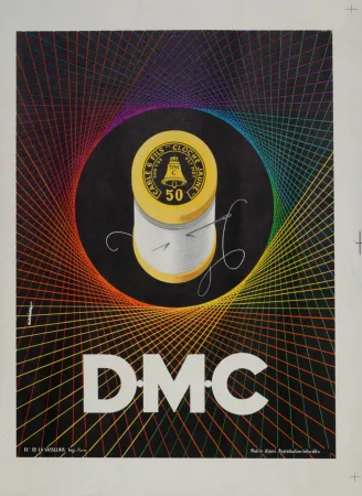 Lithograph Auriac - D.M.C,  c. 1950s-1960s