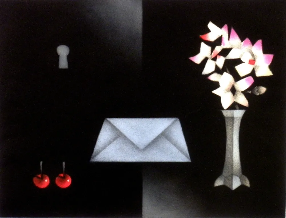 Mezzotint Avati - La lettre a Edgar Allan P.