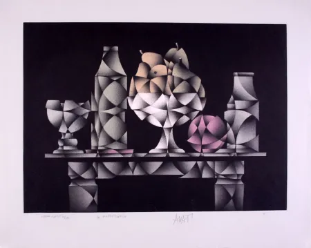 Mezzotint Avati - La Maubeugeoise