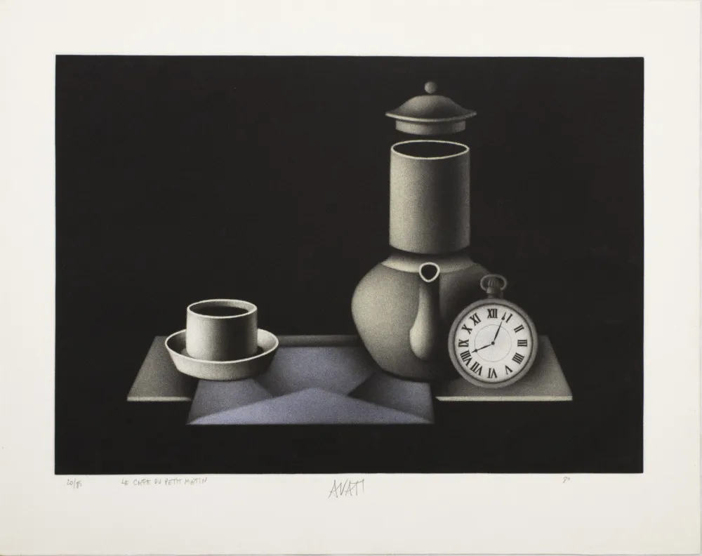 Engraving Avati - Le carte du petit Martin