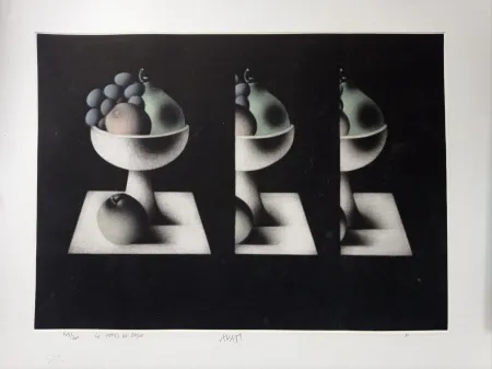 Mezzotint Avati - Le Temp Qui Passe