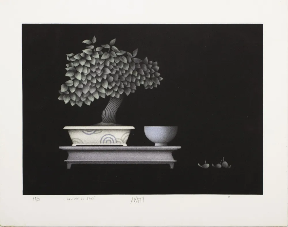 Engraving Avati - L'instant du sake