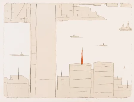 Lithograph Avril - HK - Morning