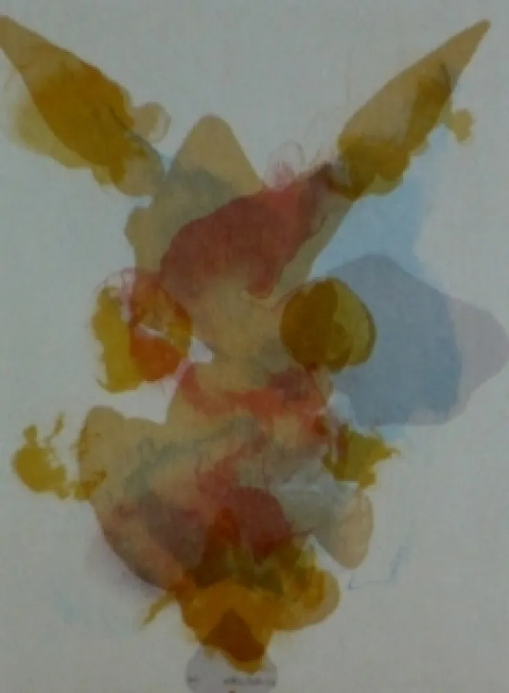 Lithograph Baber - Mountain 1