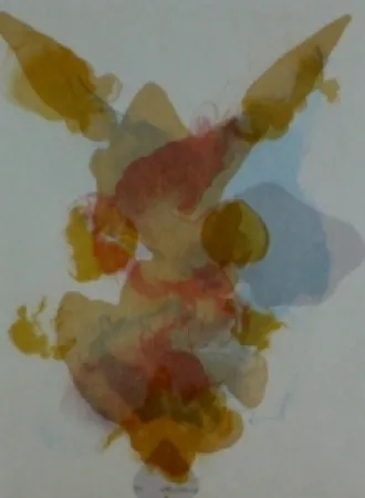 Lithograph Baber - Mountain 1