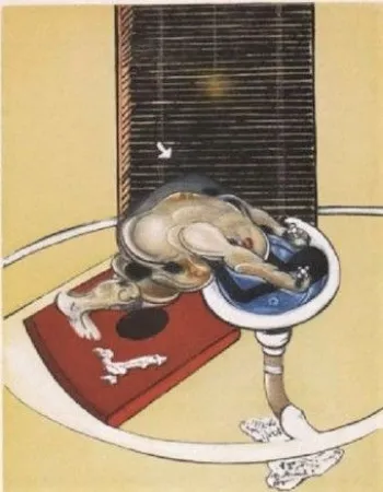 Etching And Aquatint Bacon - Man at the washbasin