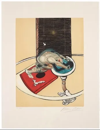 Etching And Aquatint Bacon - Man at the washbasin