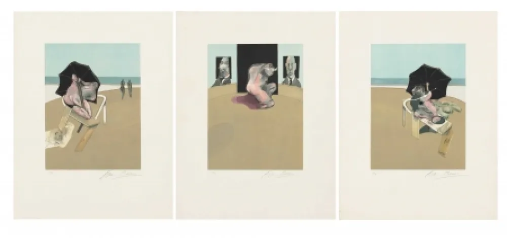 Etching Bacon - Metropolitan Triptych (Large Version) 