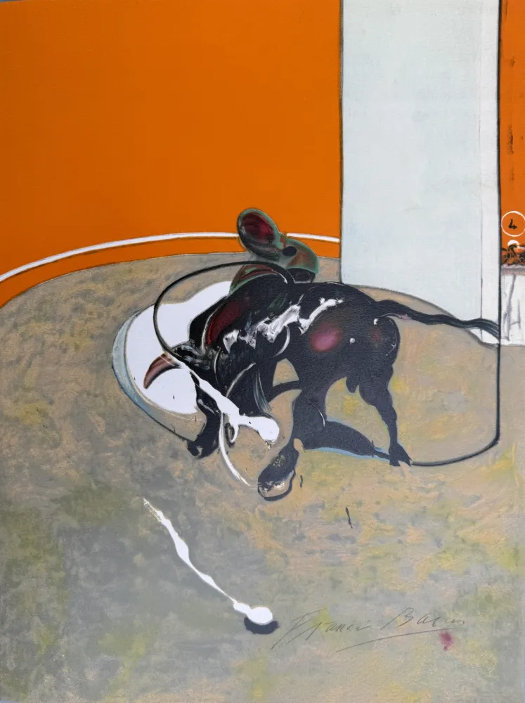 Lithograph Bacon - Miroir de la Tauromachie
