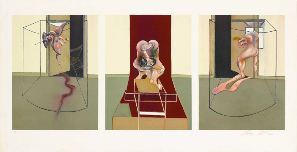 Lithograph Bacon - Oresteia of Aeschylus