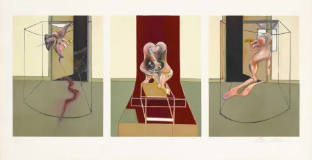 Lithograph Bacon - Oresteia of Aeschylus