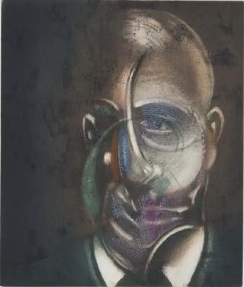 Etching And Aquatint Bacon - Portrait of Michel Leiris