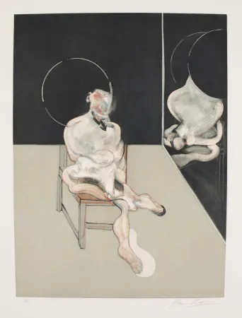 Etching And Aquatint Bacon - Seated Figure
