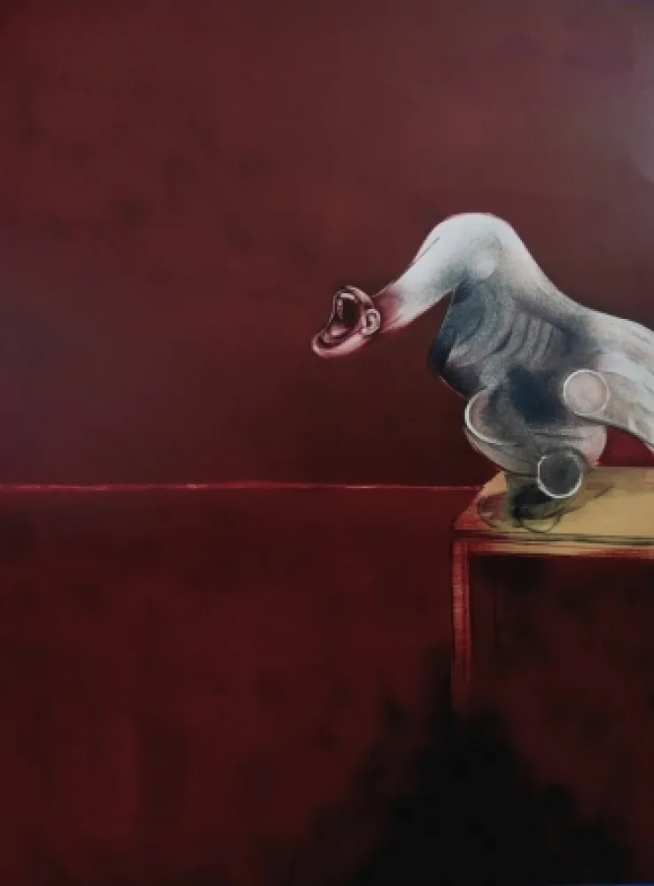 Lithograph Bacon - Second Version, Triptych 1944