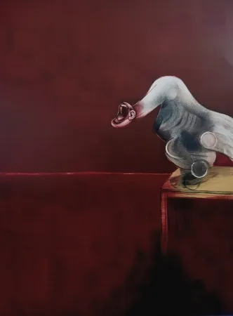 Lithograph Bacon - Second Version, Triptych 1944