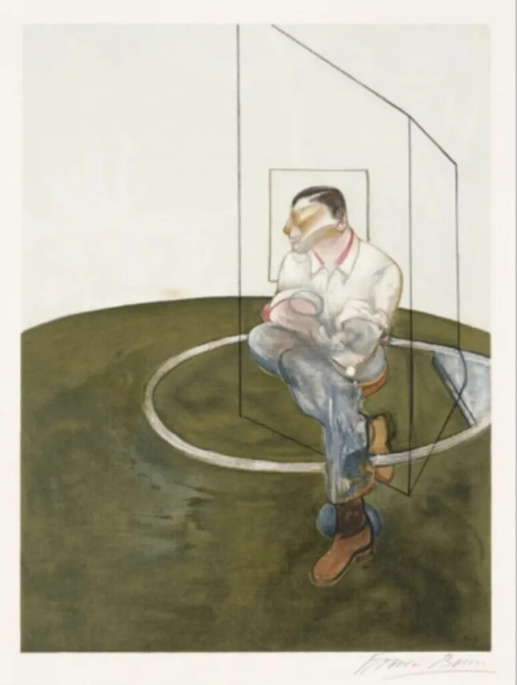 Lithograph Bacon - Study for a Portrait of John Edwards