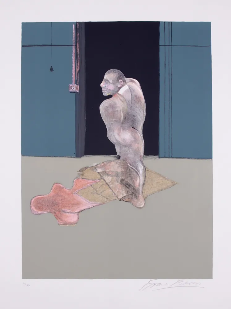 Lithograph Bacon -  Study for a portrait of John Edwards