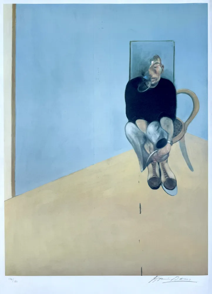 Lithograph Bacon - Study for Selfportrait, 1984