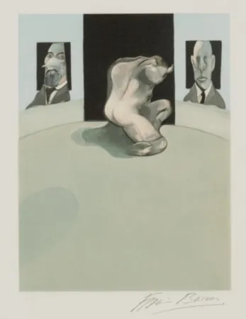 Etching And Aquatint Bacon - Triptych: Center panel (Sabatier 4)