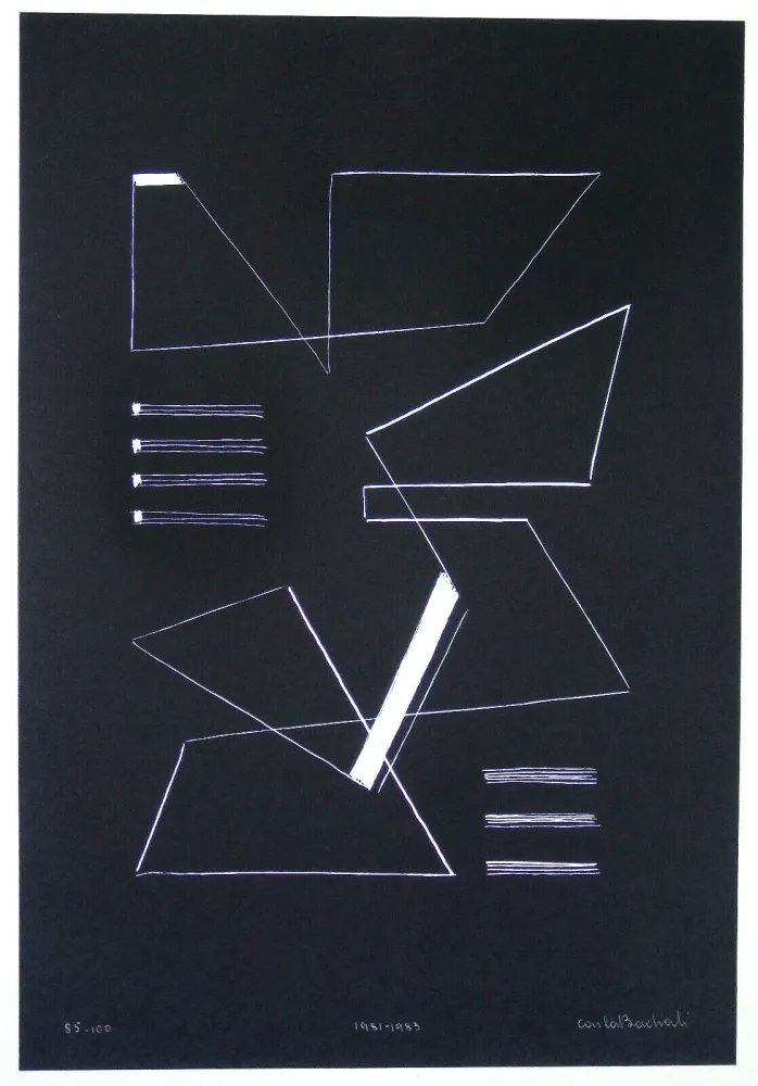 Screenprint Badiali - Composizione (tavola 10)