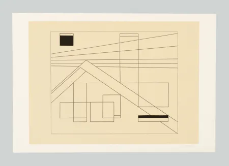 Screenprint Badiali - Composizione (tavola 4)