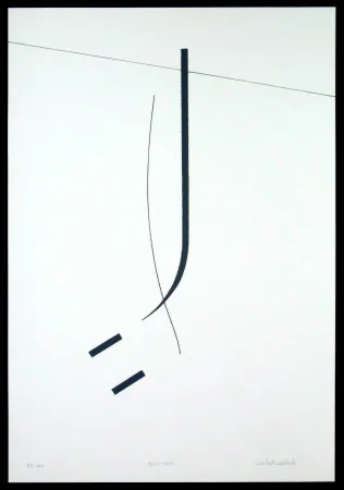 Screenprint Badiali - Le vent se leve (tavola 5)