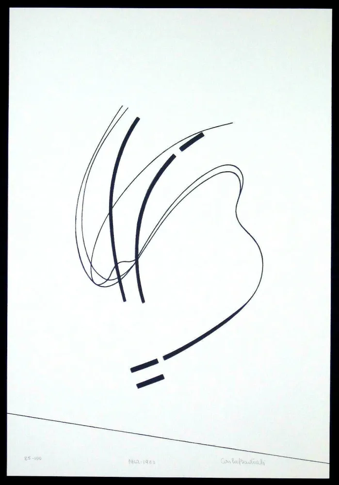 Screenprint Badiali - Le vent se leve (tavola 6)