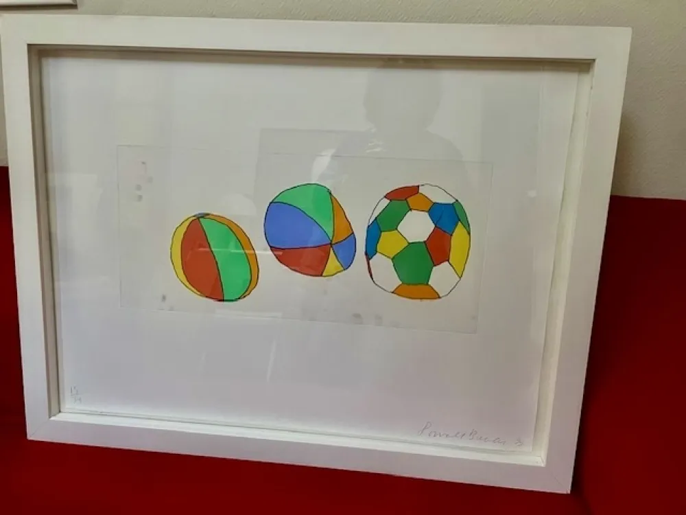 Etching And Aquatint Baechler - 3 BALLS