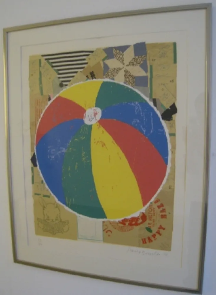 Screenprint Baechler - Beachball