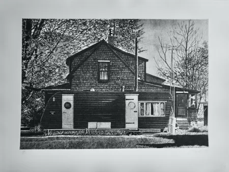 Screenprint Baeder - House With Trailer 