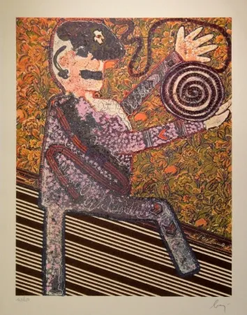 Etching And Aquatint Baj - Aristocrate à la Gidouille