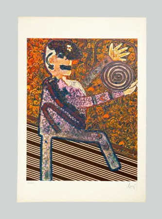 Screenprint Baj - Aristocratico con la Giduglia