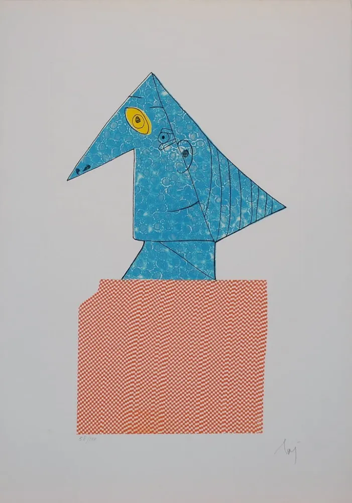 Etching Baj - Baj chez Picasso 1