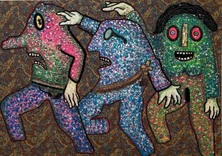 Screenprint Baj - Balletto americano