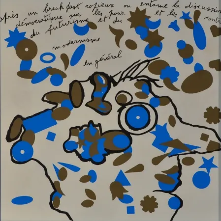 Lithograph Baj - Breakfast