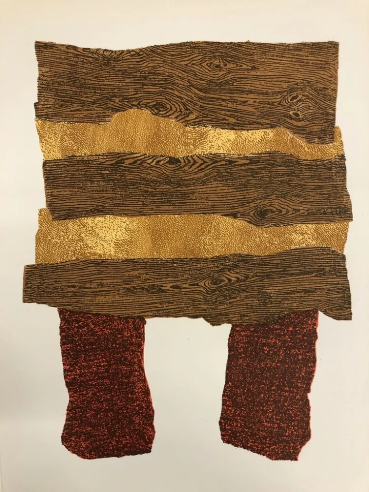 Lithograph Baj - Composition