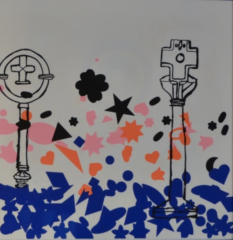 Lithograph Baj - Composizione