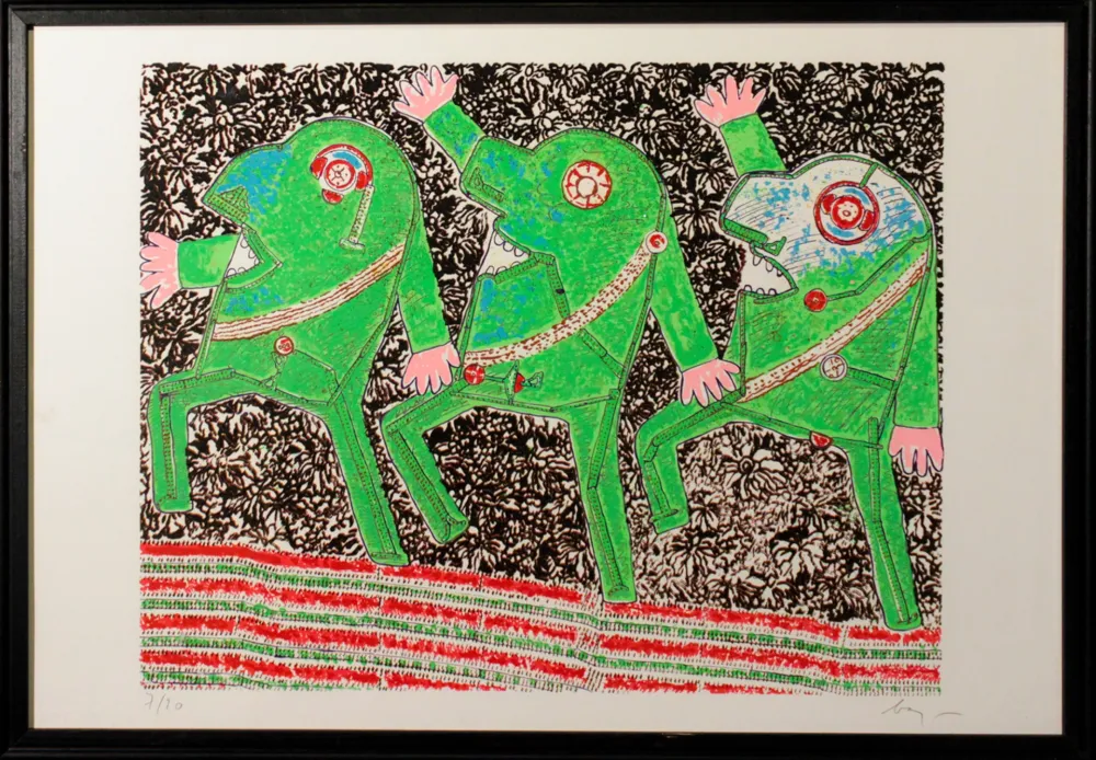 Screenprint Baj - DA BAJ CHEZ BAJ - PARADE