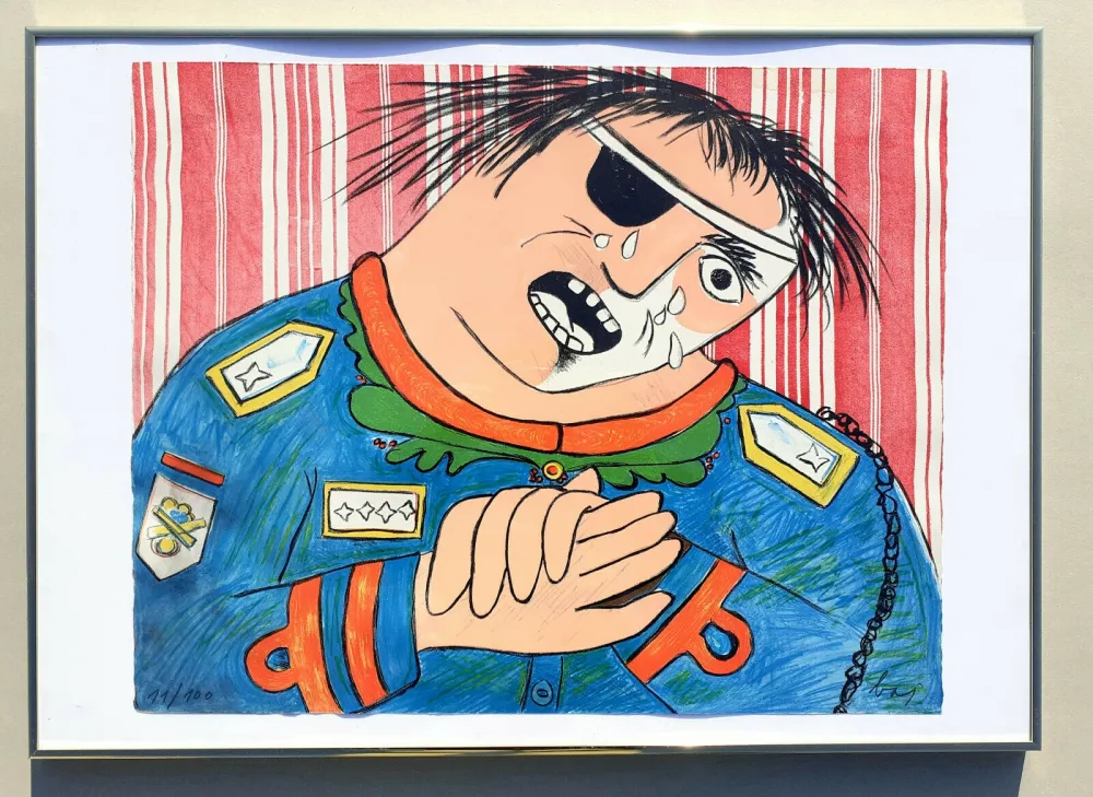 Lithograph Baj - Dayan