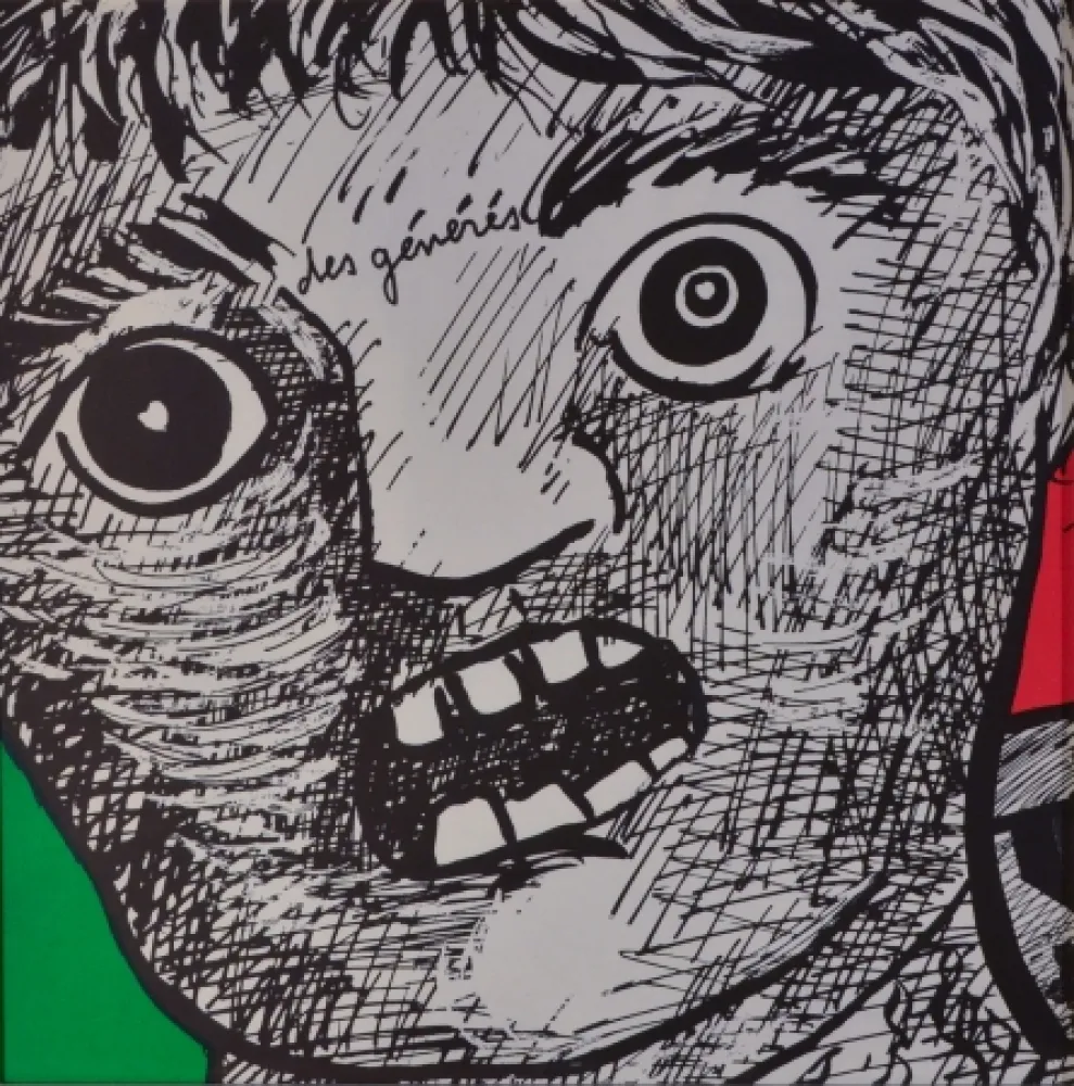 Lithograph Baj - Des Générs