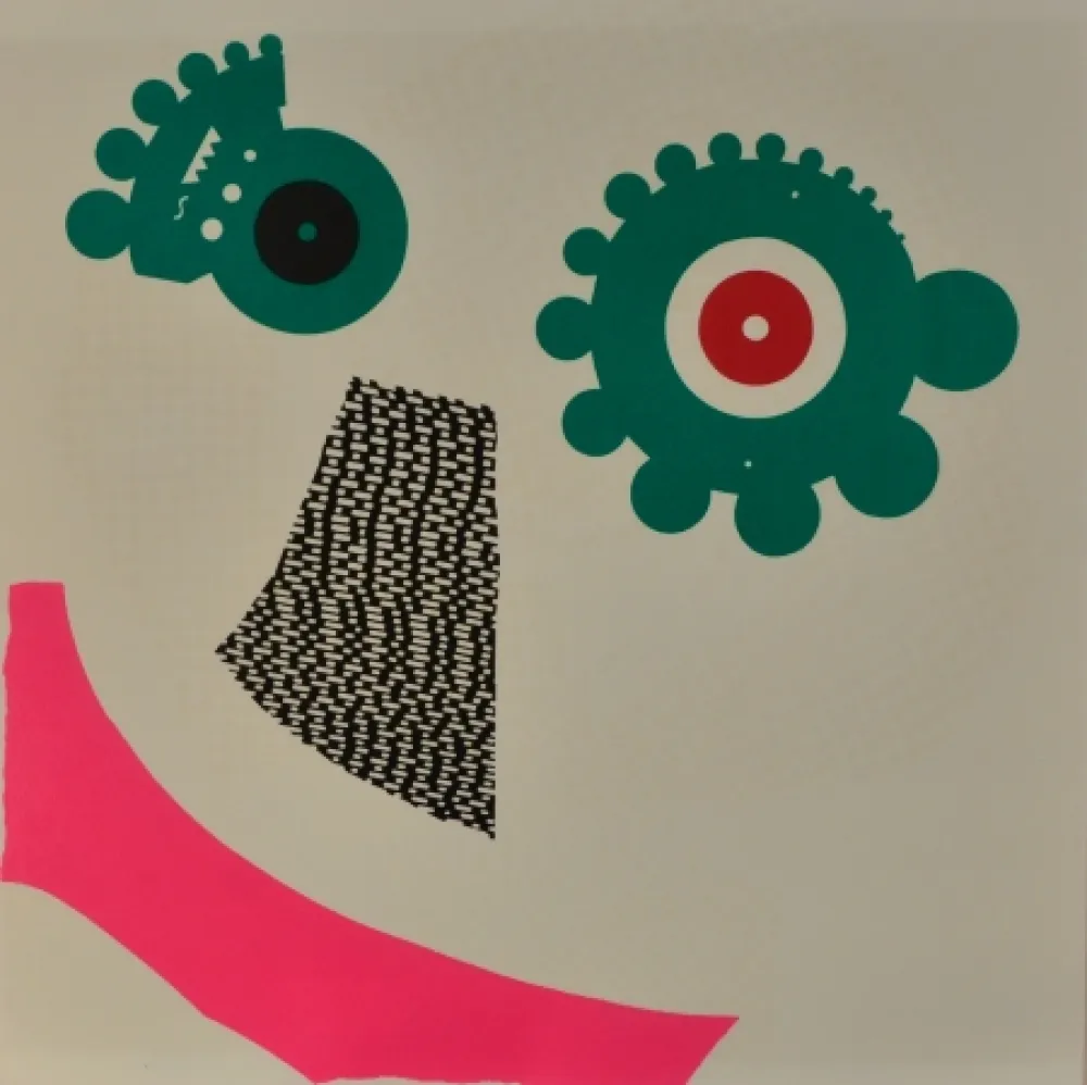 Lithograph Baj - Due facce