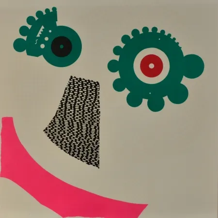 Lithograph Baj - Due facce