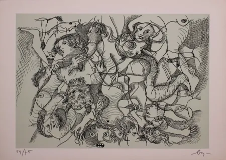 Engraving Baj - Erotica IV