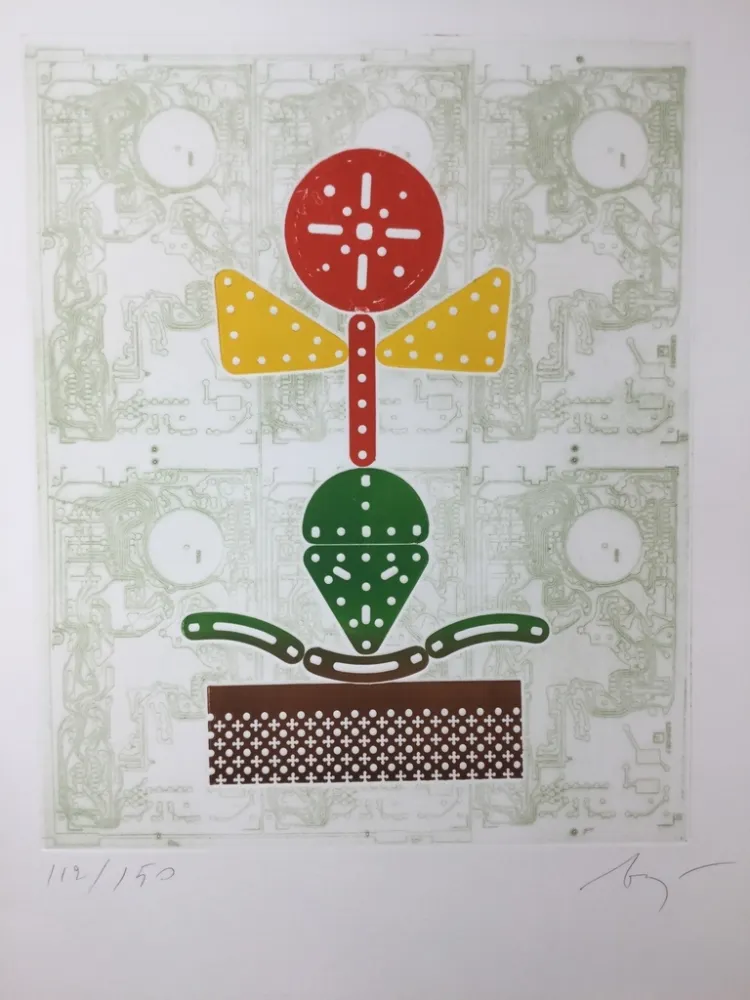 Engraving Baj - Fiore meccanico