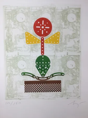 Engraving Baj - Fiore meccanico