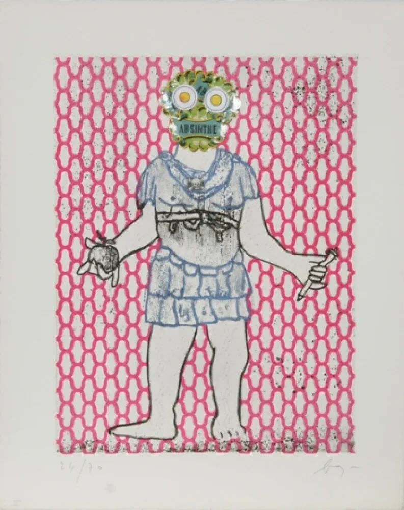 Aquatint Baj - Flavius Valerius Constantinus Chlorus