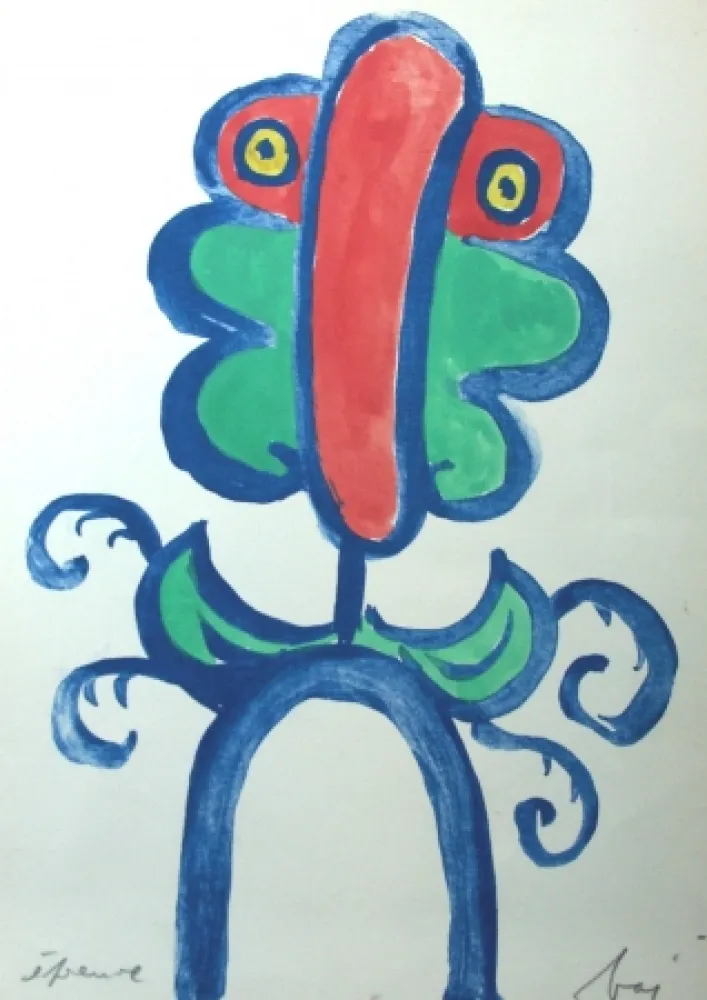 Lithograph Baj - Incongruité