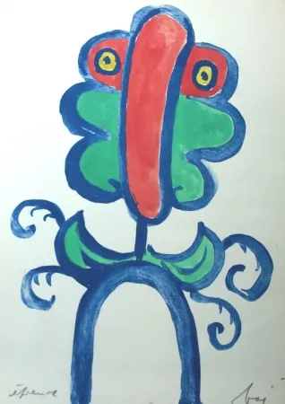 Lithograph Baj - Incongruité