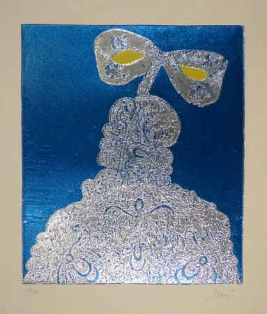 Engraving Baj - La Princesse Ira Fuerstenberg von Hohenlohe